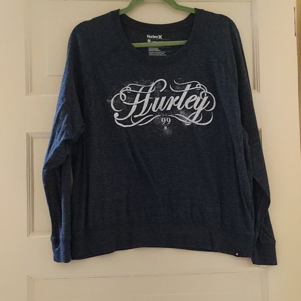 Hurley Lightweight Top Dark Blue Sz XL